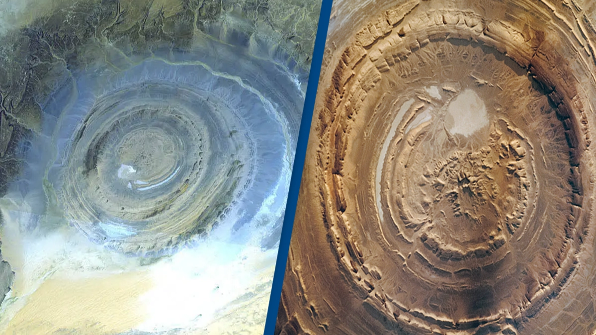 Experts stumped by mysterious 'Eye of the Sahara' structure that's visible from space