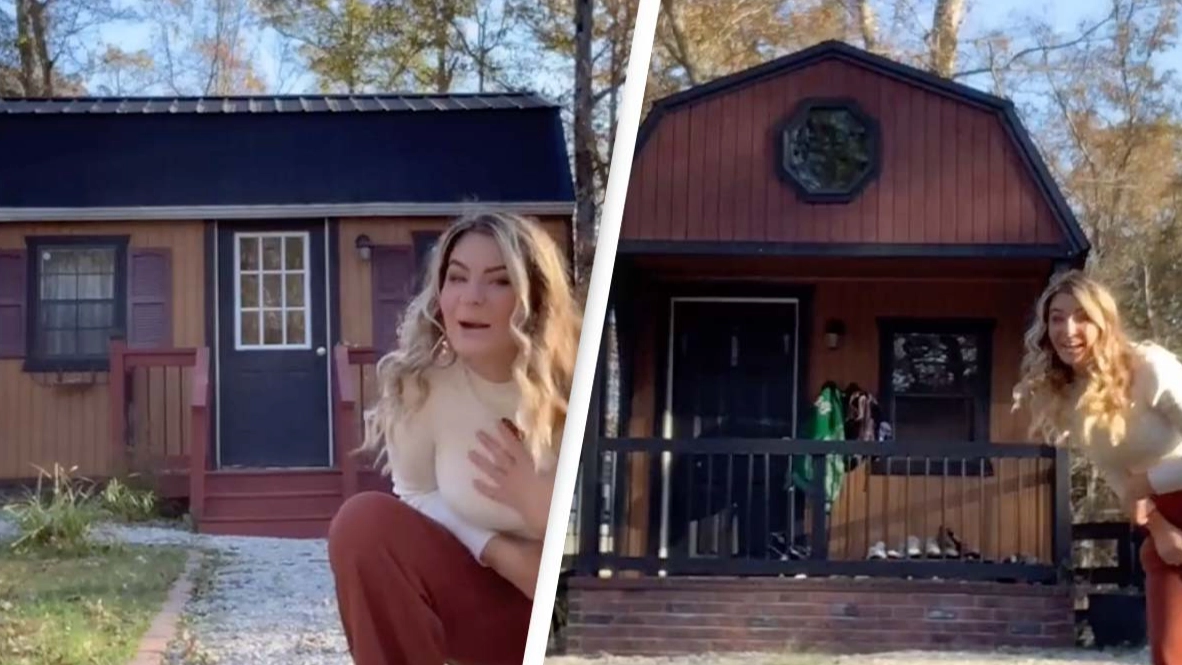 Family-of-four lives in tiny house village where kids each have their own home