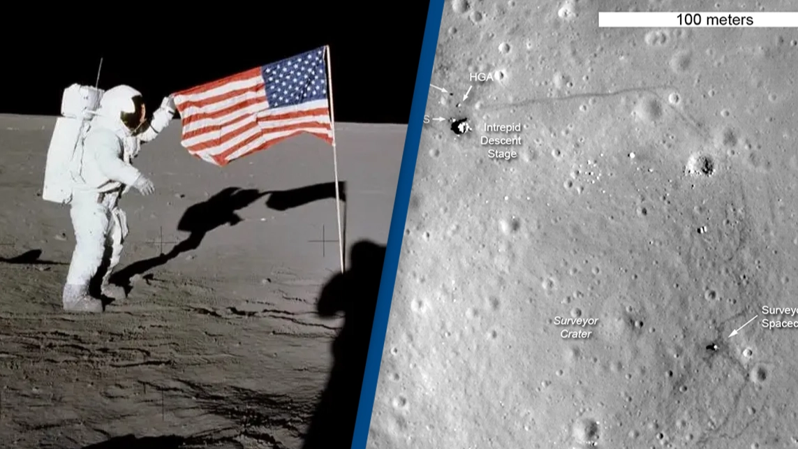 Expert reveals what actually happened to the flags NASA left on the moon
