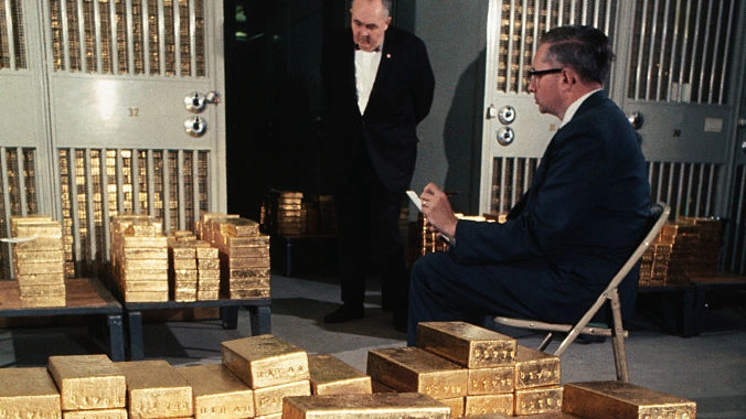What could happen to $96,000,000,000 of gold sitting in a New York vault as Trump tariffs threaten relationship with its owner