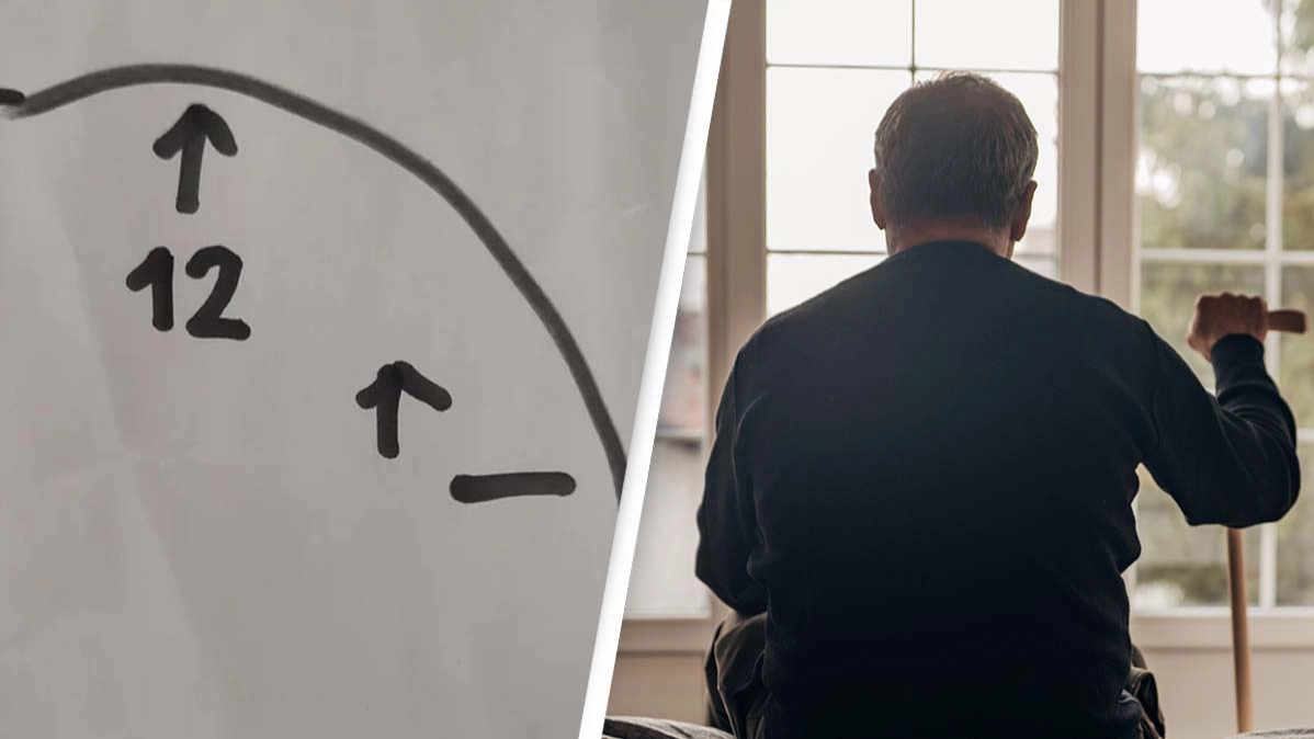 Man shows his dad with Alzheimer's drawing of a clock that has people noticing a 'missing link'