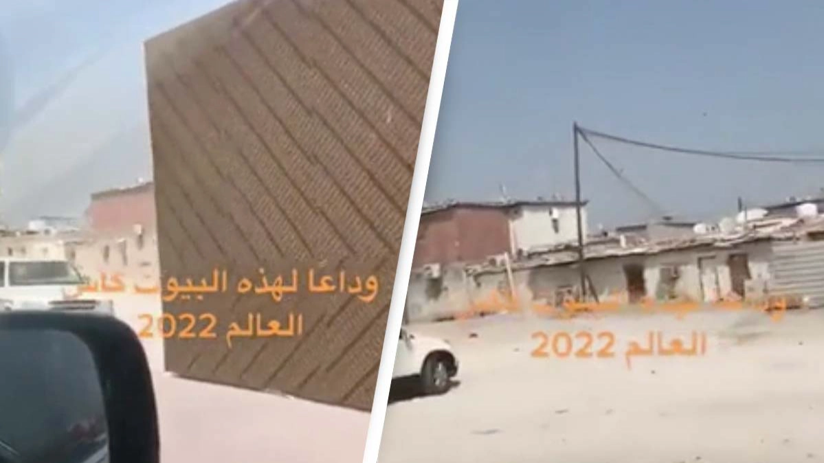 Qatar is allegedly building walls to hide poor neighbourhoods during the World Cup