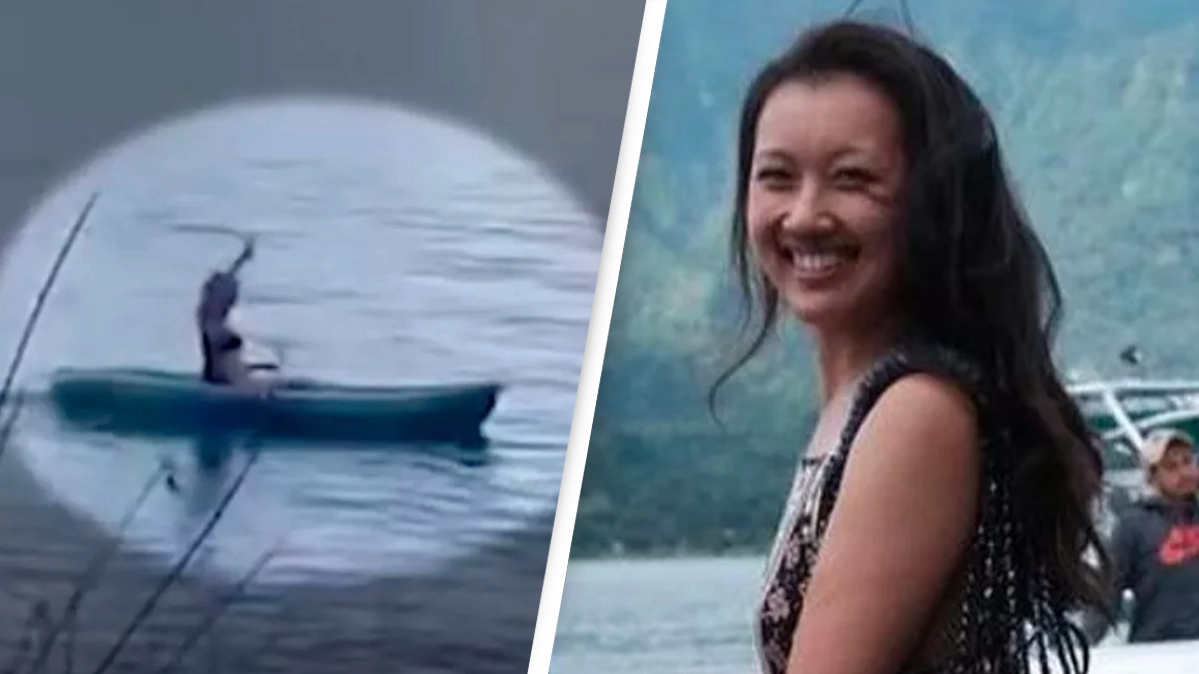Chilling video of woman waving on lake is the last time she's seen alive after mysterious disappearance