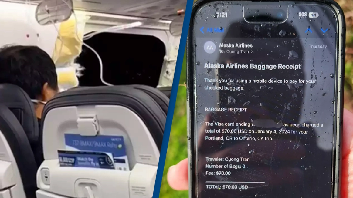 Exact phone case that saved iPhone that dropped 16,000 feet from the Alaska Airlines flight revealed