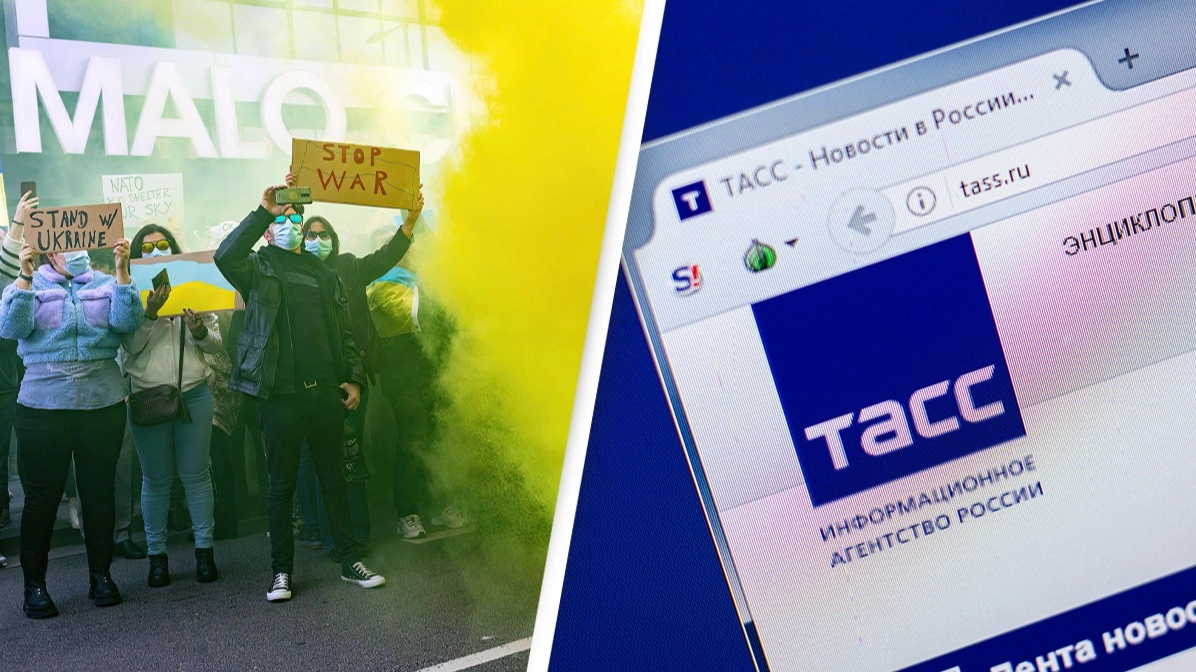 Ukraine: Russian State Media Hacked With Anti-War Message