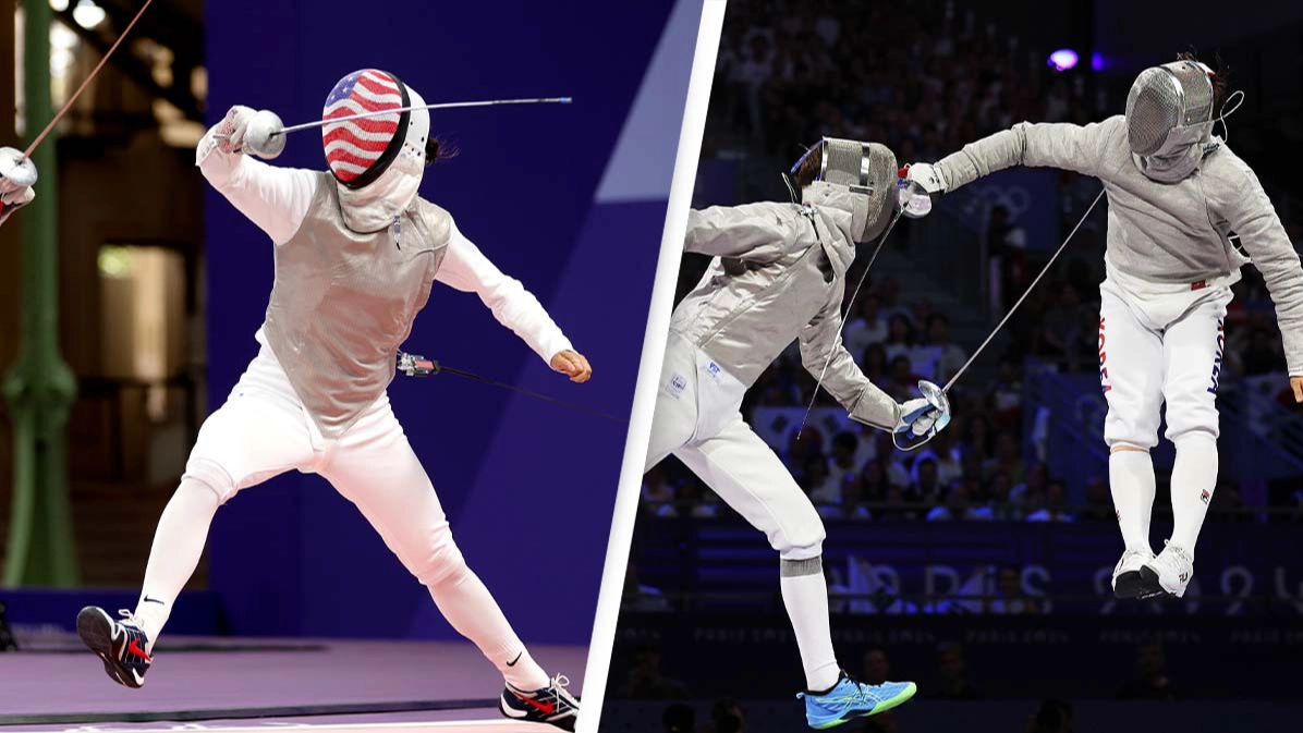 Real reason why Olympic fencers are attached to a cord