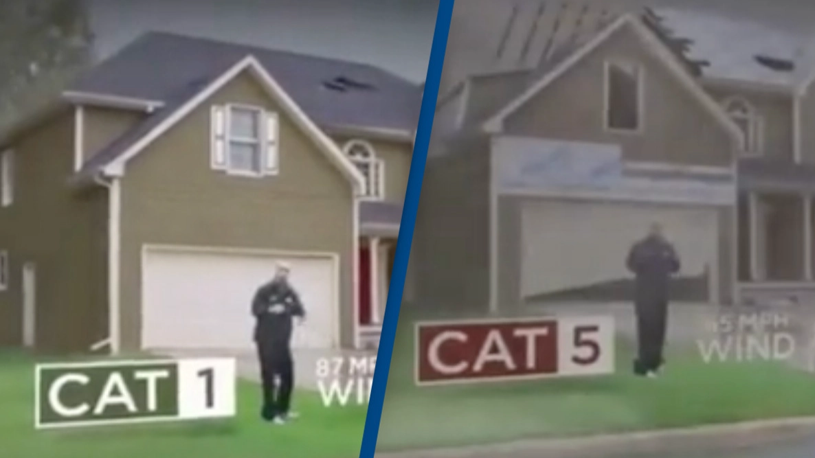 Incredible simulation shows the difference between hurricane categories in real time