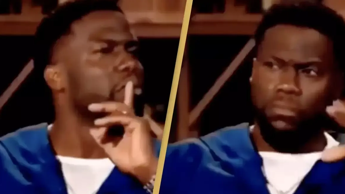 People think Kevin Hart's reaction during interview confirms the Illuminati exists