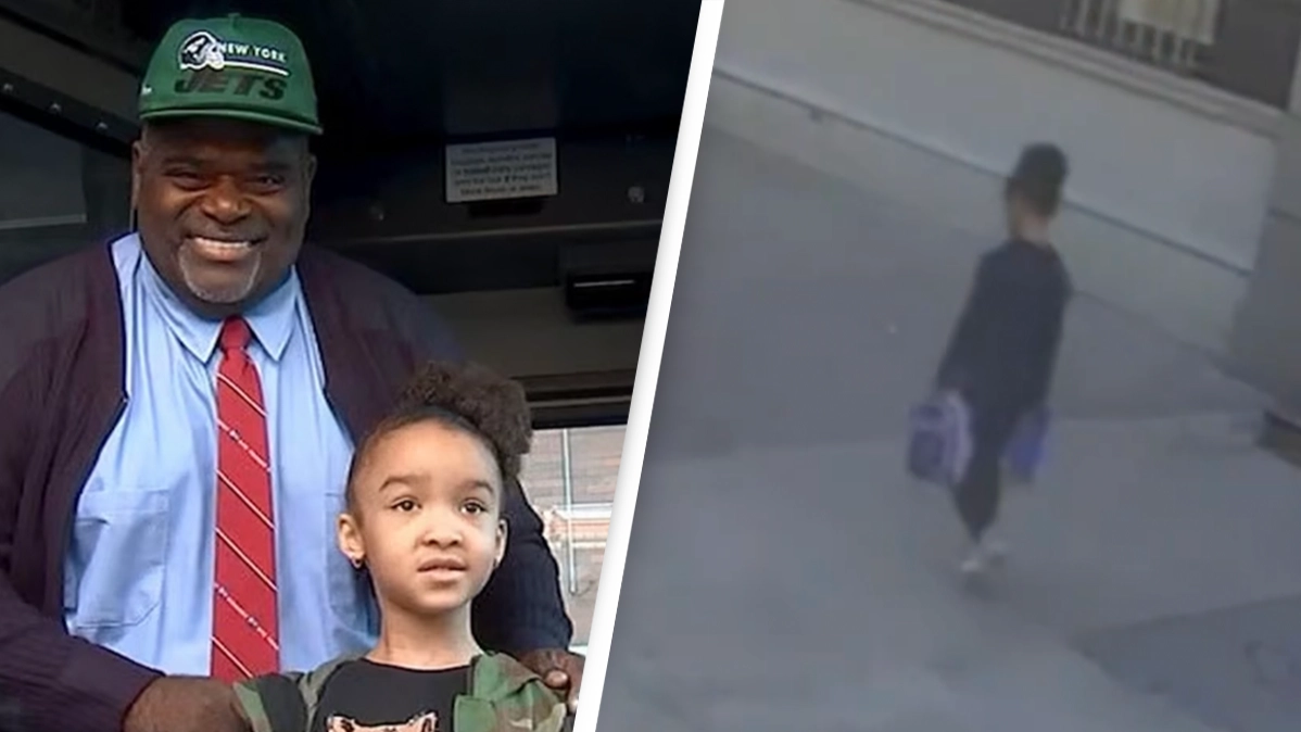 ‘Hero’ bus driver ‘saved 5-year-old girl’s life’ after noticing something wasn’t right as she walked down road alone