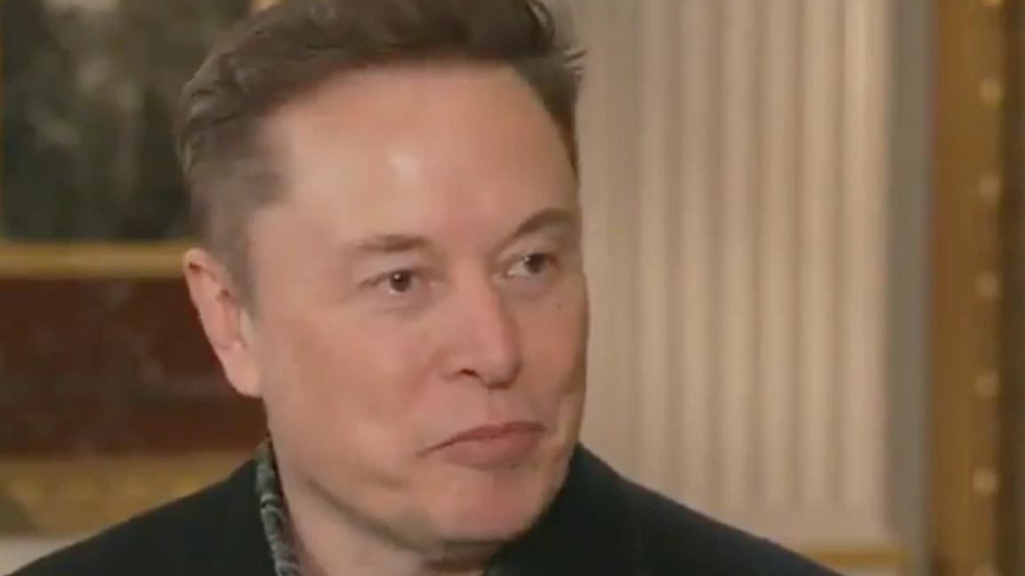 People point out Elon Musk's 'nervous' reaction when asked about 'giving up' on his other businesses to support Trump