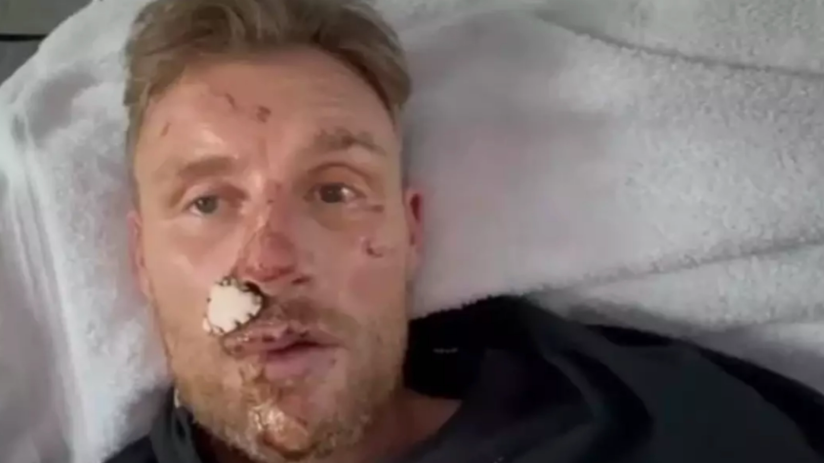 Freddie Flintoff opens up on crash that nearly killed him as its shown for first time
