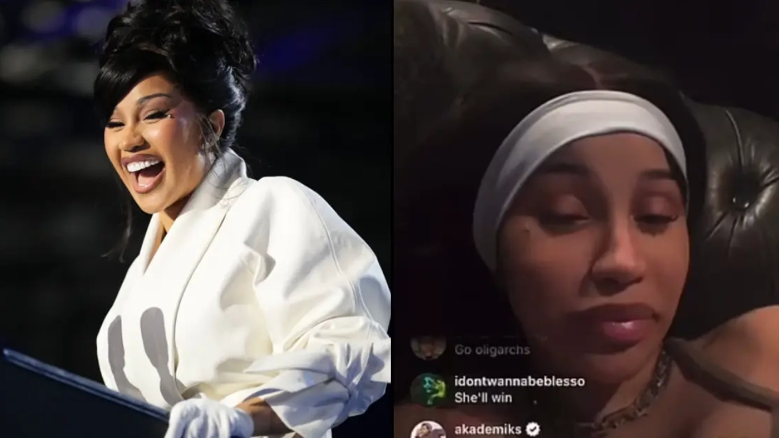 Cardi B has explosive rant at Trump supporters warning she'll 'f**k them up' as he declares victory