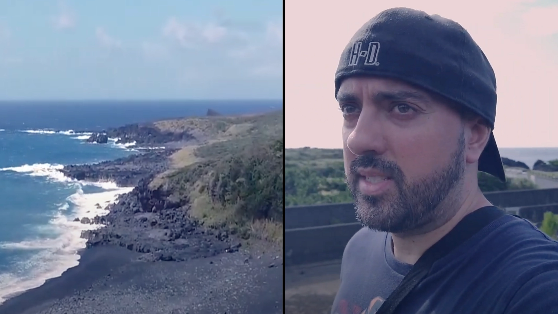 Man visits 'toxic' island where everyone has to 'carry gas mask' and a third of the island is off-limits