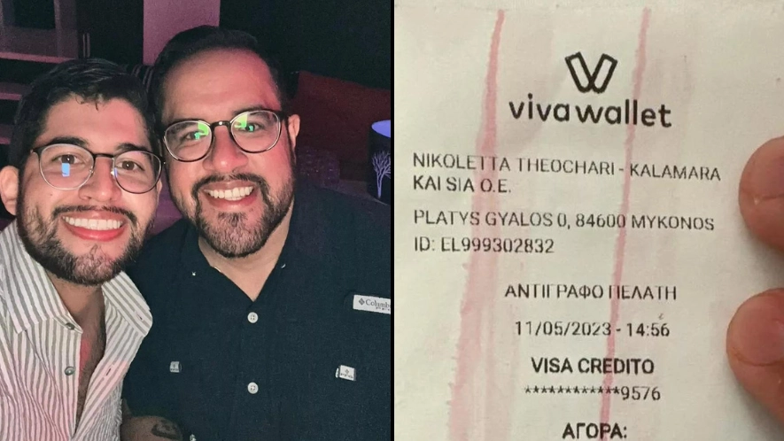 Couple 'wanted to call police' after buying two drinks then checking bill in Mykonos