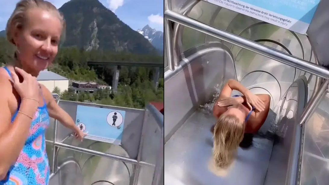 Reason why women are banned from waterslide that world champion diver ignored