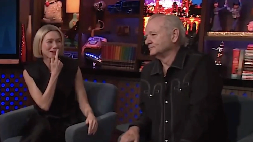 Bill Murray called out for unexpectedly kissing married co-star during live Q&A