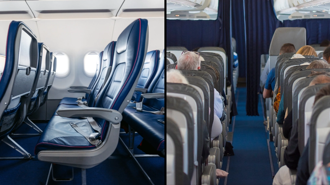 Flight attendant finally answers major debate over who the 'extra' middle armrest belongs to
