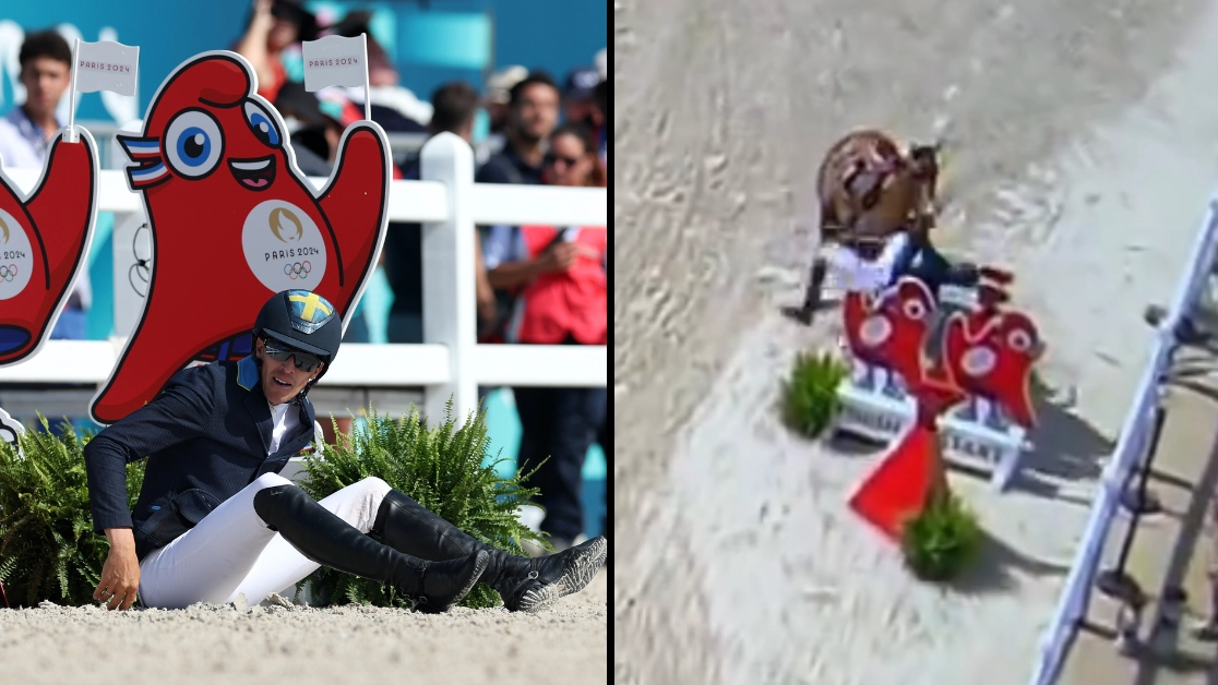 Olympic showjumper speaks out after being thrown from world's best horse