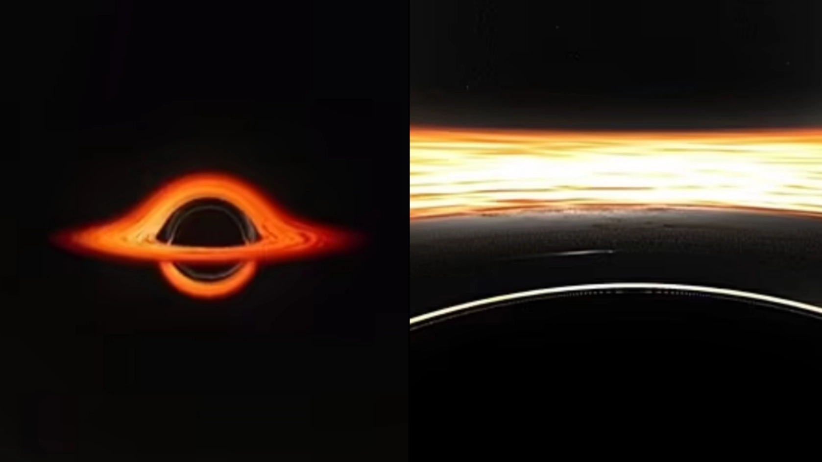 NASA's first-person simulation shows what it would be like falling into a black hole