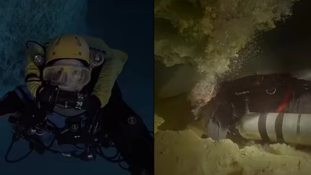Diver shares horrifying moment she almost died after being sucked through iceberg in Antarctica