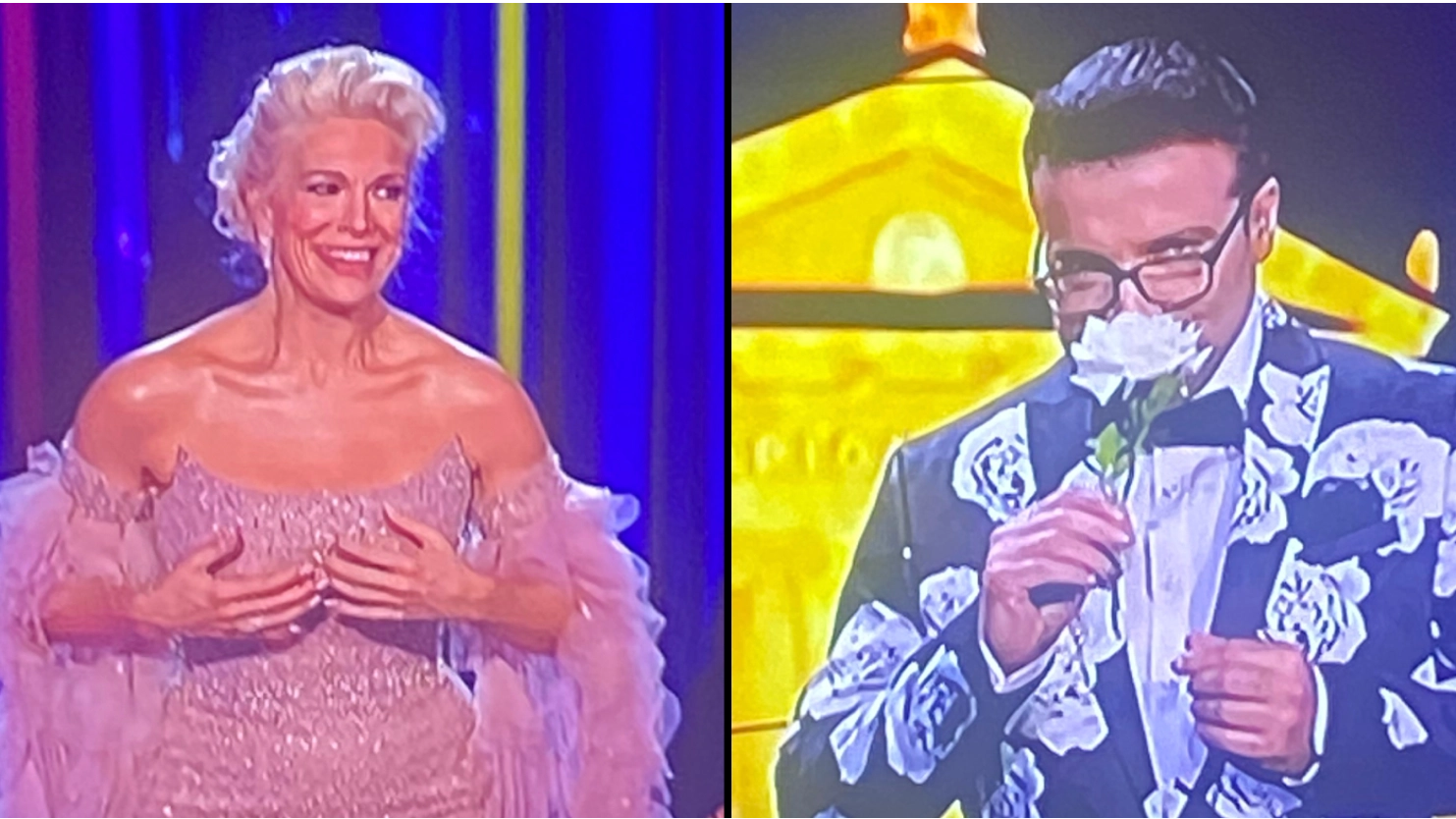Cyprus Eurovision representative called out for 'awkward' flirting with Hannah Waddingham