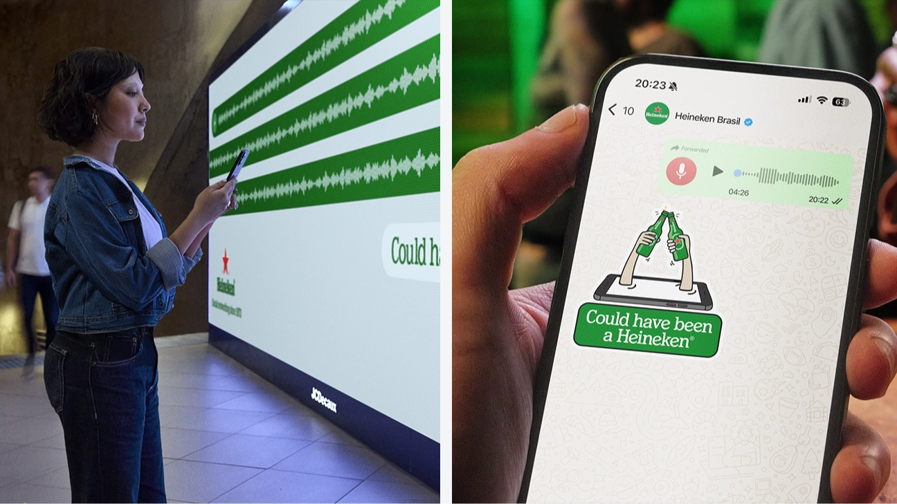 Heineken’s new tech swaps voice notes for IRL catch ups