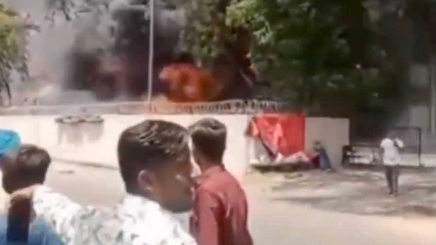 New footage shows moment only survivor of Air India crash walks away from burning wreckage
