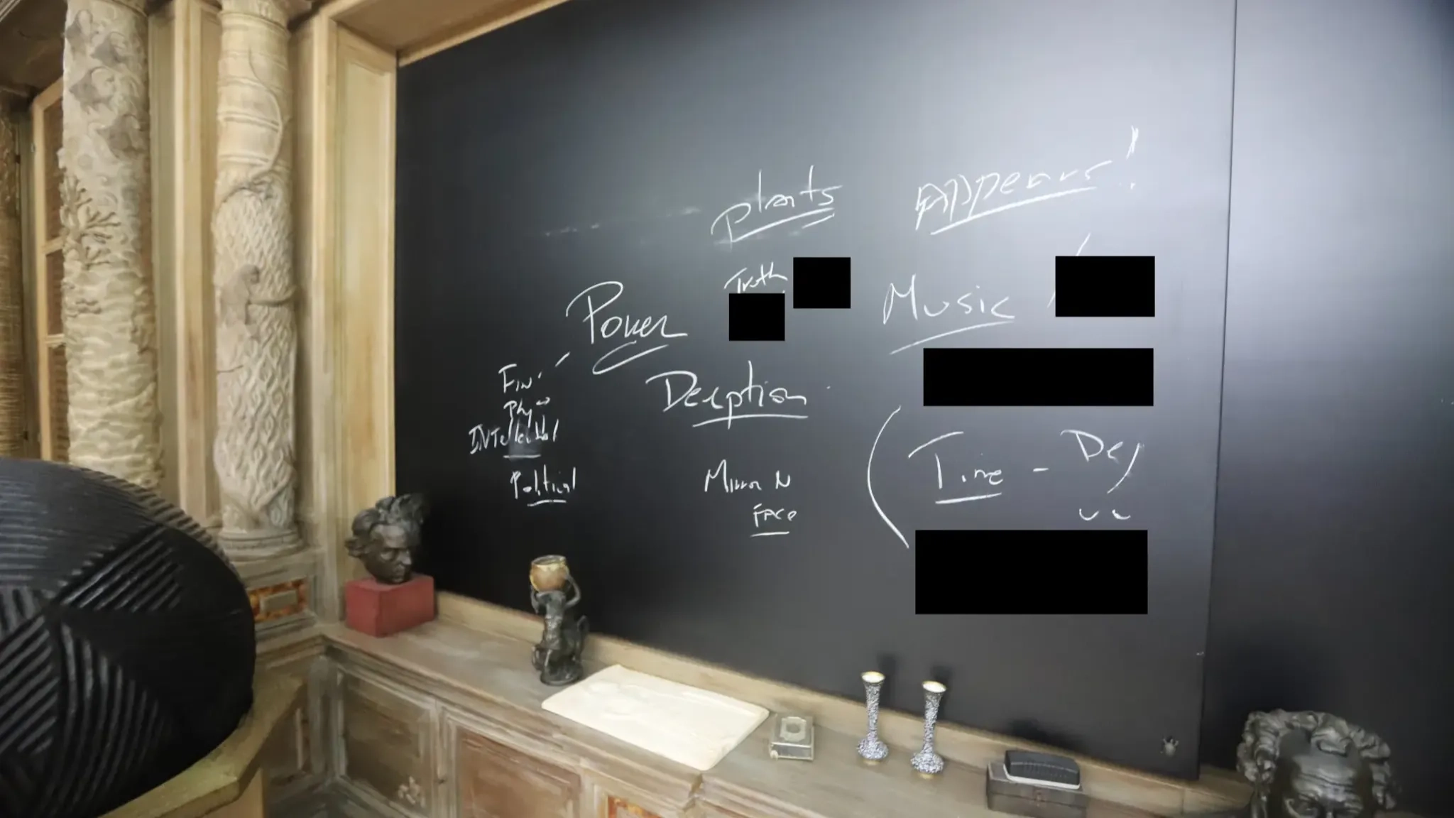 Dark blackboard theory after chilling images of Jeffrey Epstein's island released