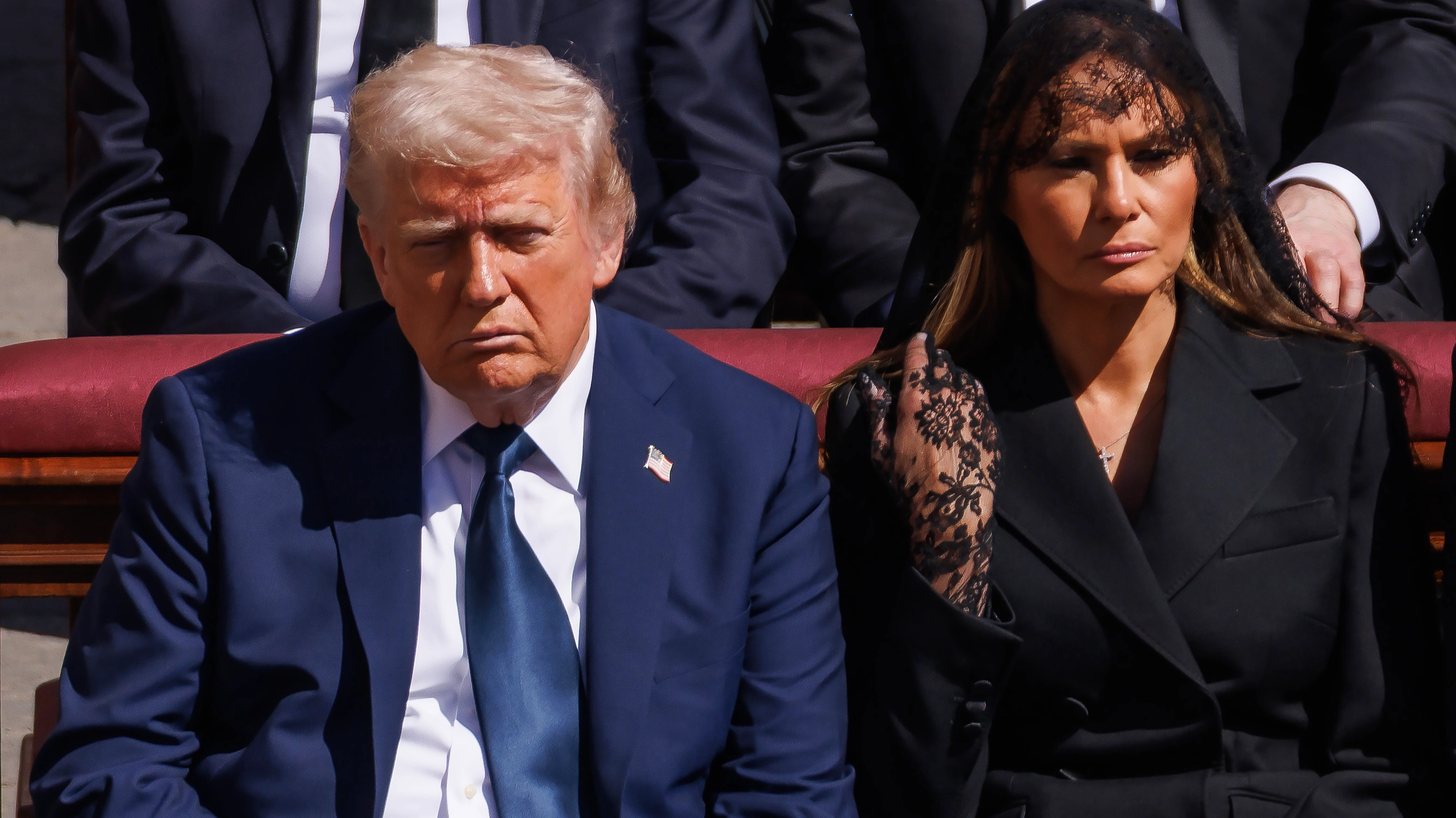 ‘Why’ Donald Trump wore blue suit at Pope’s funeral as he’s slammed for having ‘no respect’