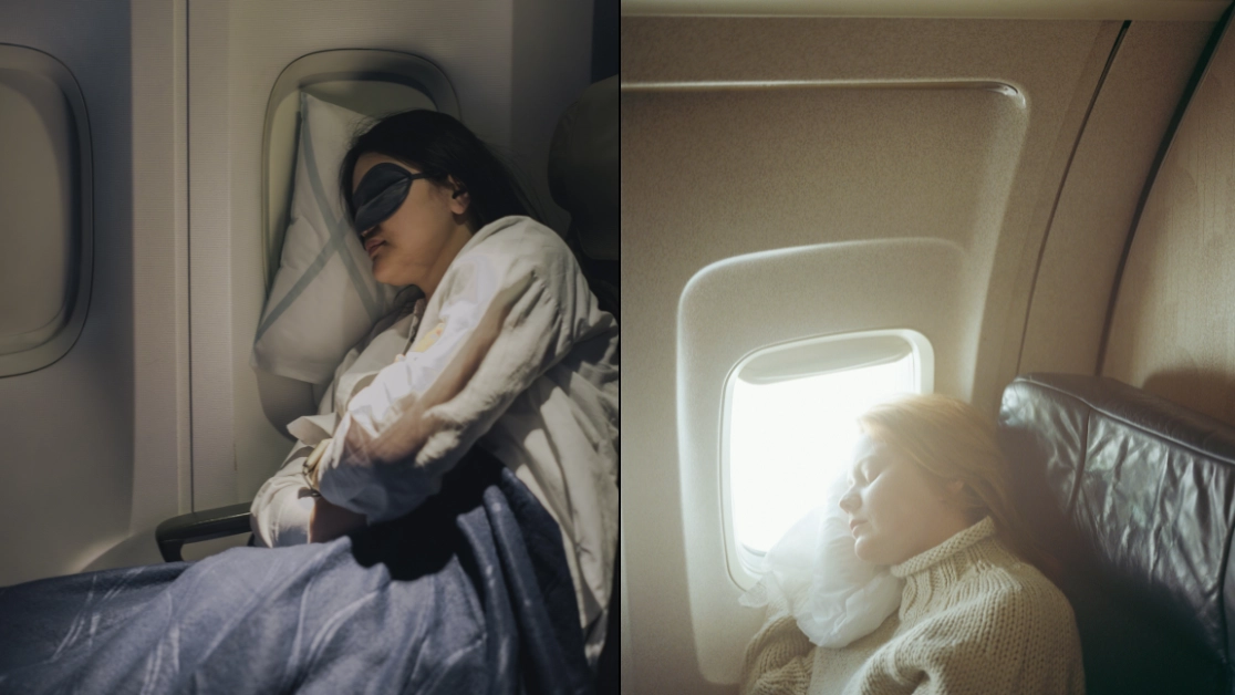 Flight attendant shares why you should never lean your head against plane window