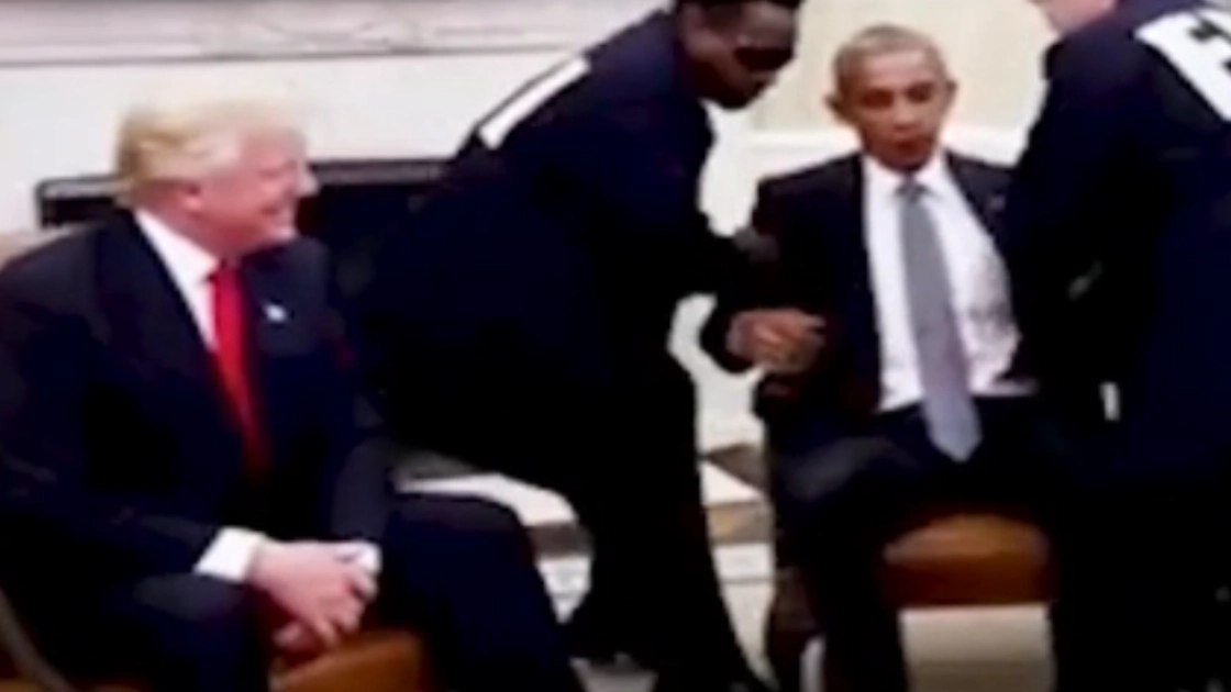 Trump posts bizarre AI video of Obama's 'arrest' as he claims 'no-one is above the law'