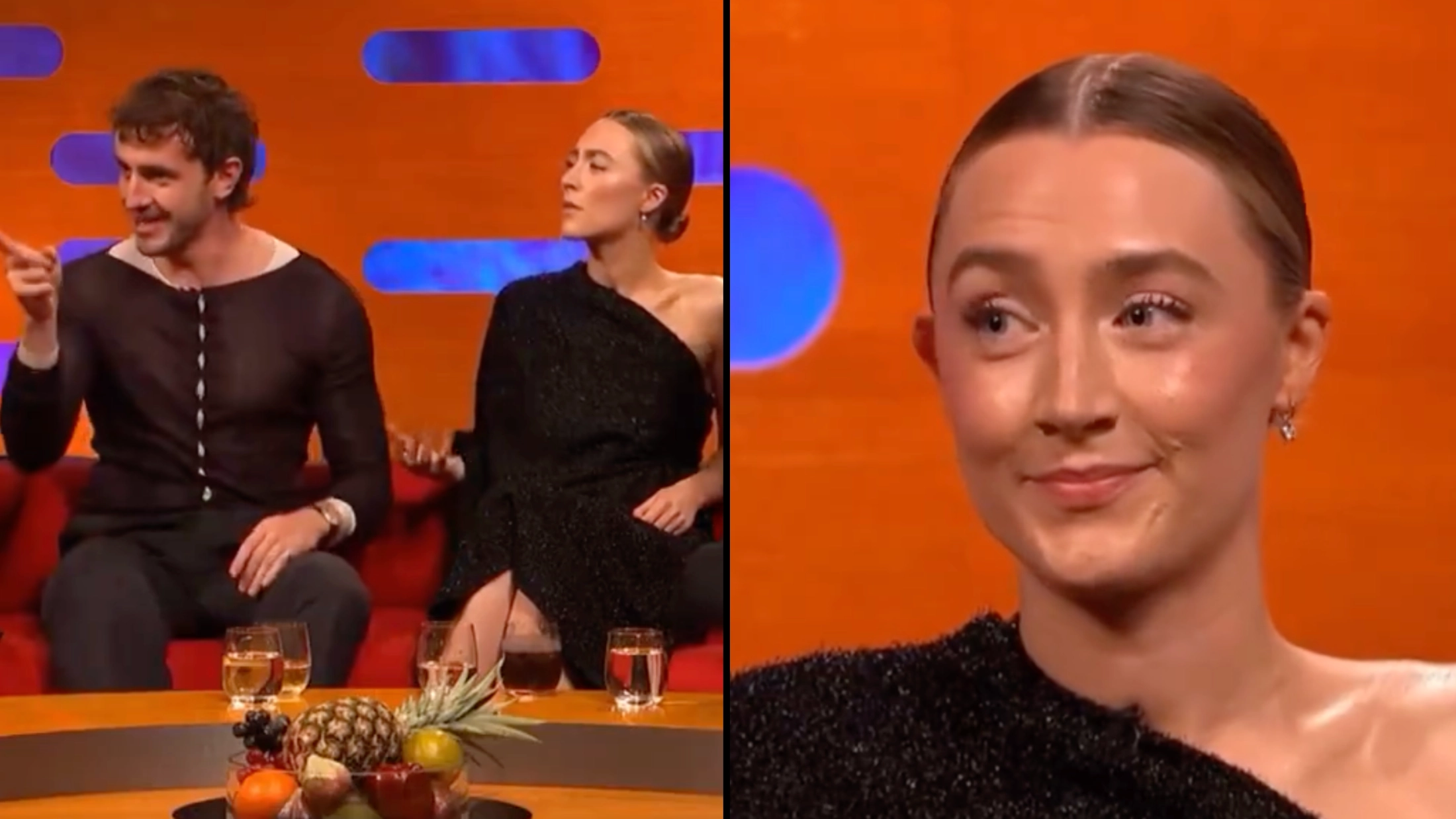 Saoirse Ronan praised after calling out big problem with Paul Mescal’s joke on Graham Norton show