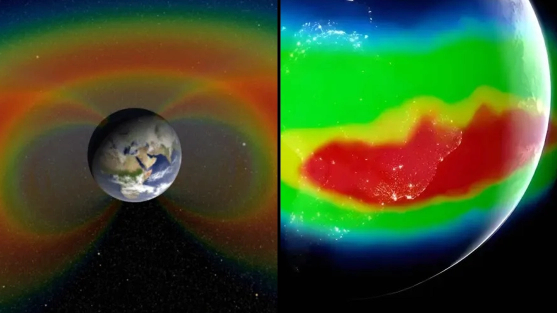 NASA experts explain if ‘dent’ in Earth’s magnetic field will hurt humanity as it slowly splits in to two