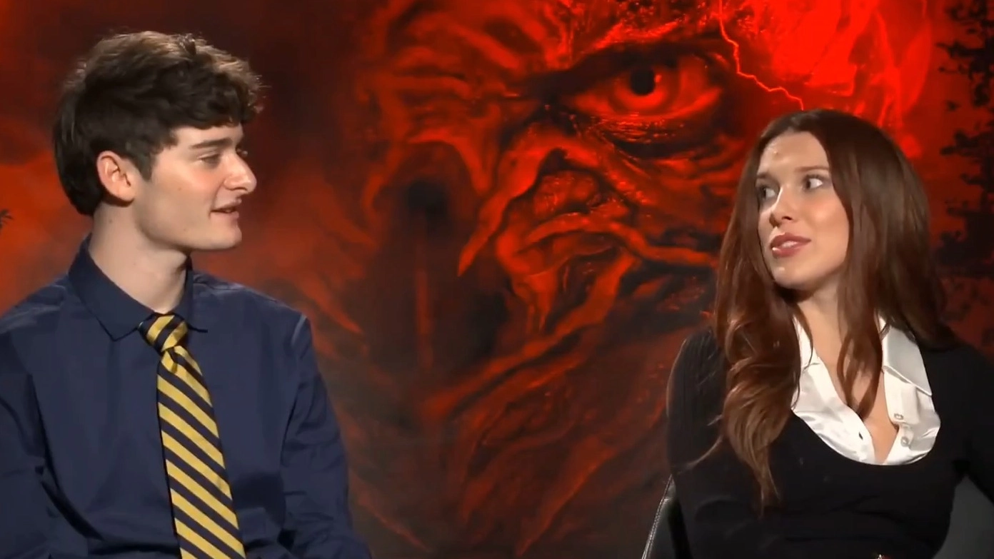 Noah Schnapp 'accidentally reveals' ending to Stranger Things as Millie Bobby Brown shuts him down