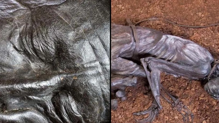 Guts showed the last meal of a remarkably well preserved body from 2,400 years ago