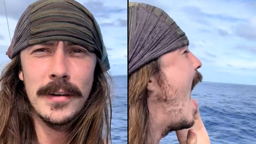 Man crossing Pacific Ocean leaves people terrified after screaming into the 'one place on earth no one will hear'
