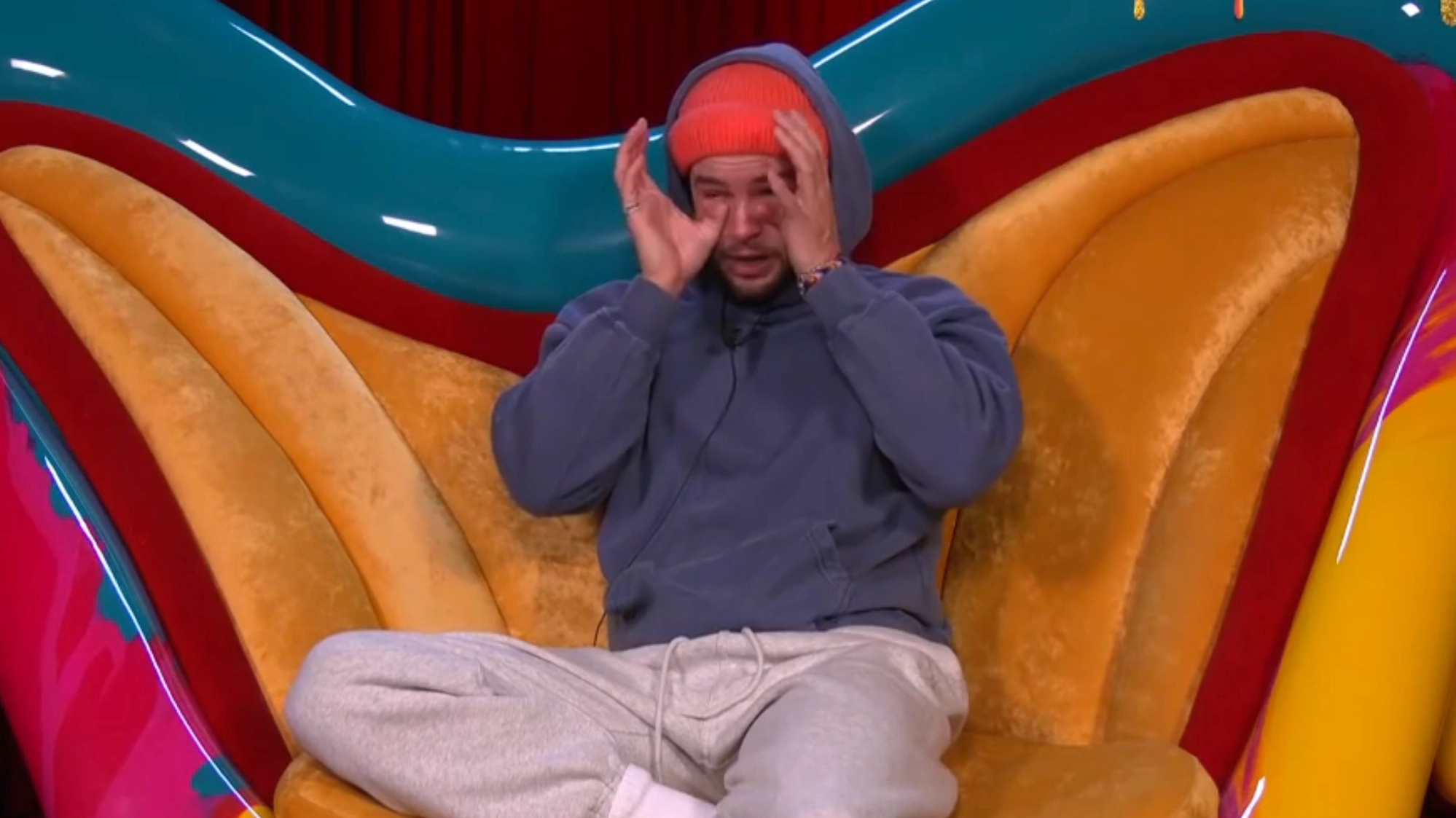Chris Hughes breaks down in tears over Jojo Siwa after he's slammed for 'creepy' comment