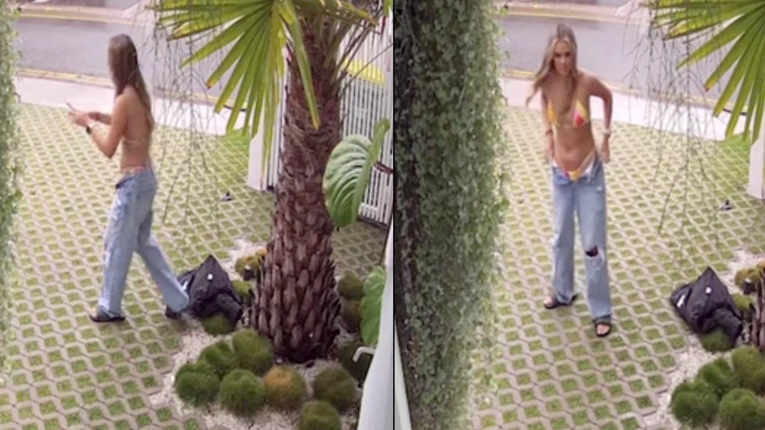 Man Catches Influencer On CCTV Stripping Outside His £2 Million Mansion
