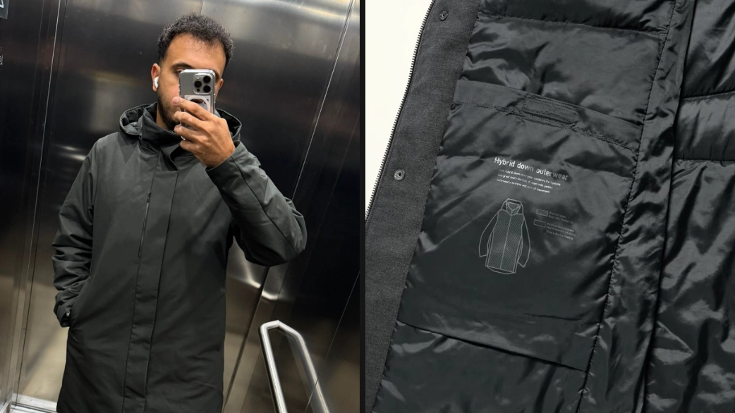 Lad puts 'showerproof' Uniqlo coat to the test amid Manchester downpours