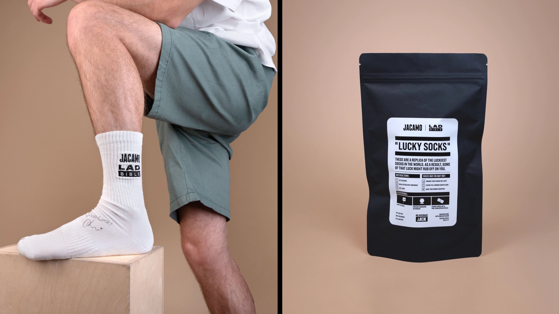 “We Made A Lucky Pair Of Socks With Jacamo”