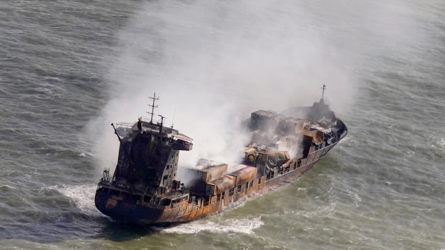 Man, 59, arrested in connection to explosion on oil tanker off UK coast