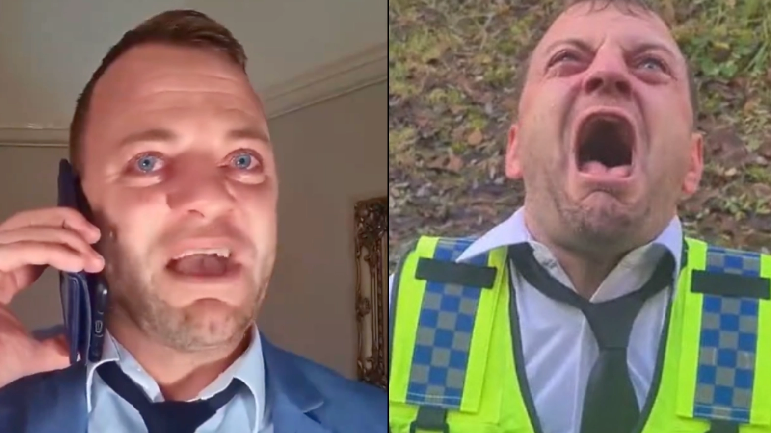 Musical Scripture Meme Man behind 'British Cop Screaming' TikTok meme reveals why he does it
