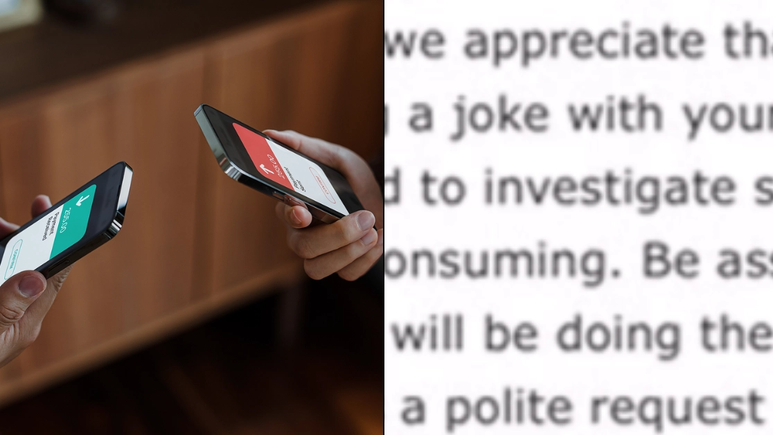 Man told off by bank for his payment reference names when transferring money to friends