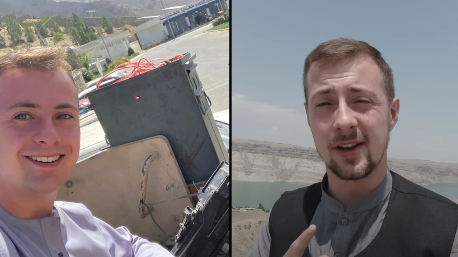 British danger tourist Miles Routledge is being held by the Taliban in Afghanistan