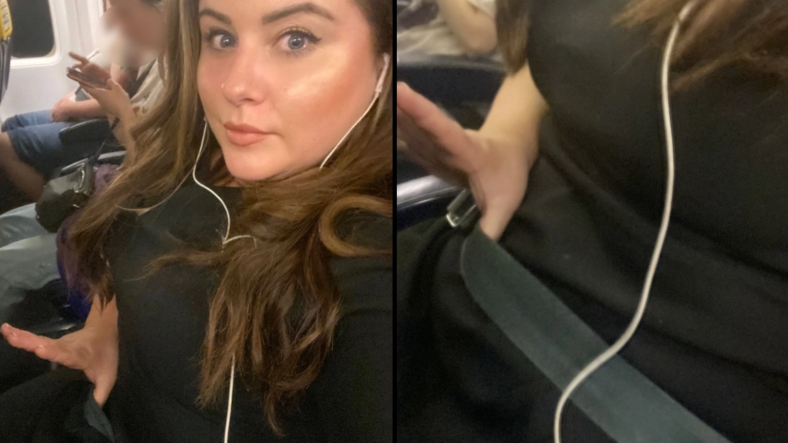 'Average’ size Ryanair passenger hits out at ‘fat phobic’ belt after barely being able to fit