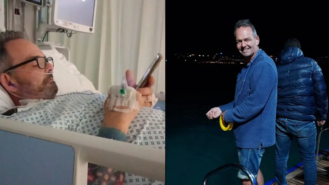 Man who woke up with a 'cold' spent three months in hospital after it turned out to be flesh-eating bug in his bum