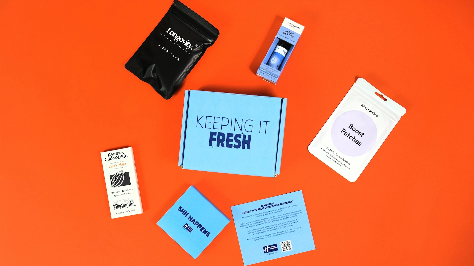 Holiday Inn Express launches gig care packages this summer - and they're iconic