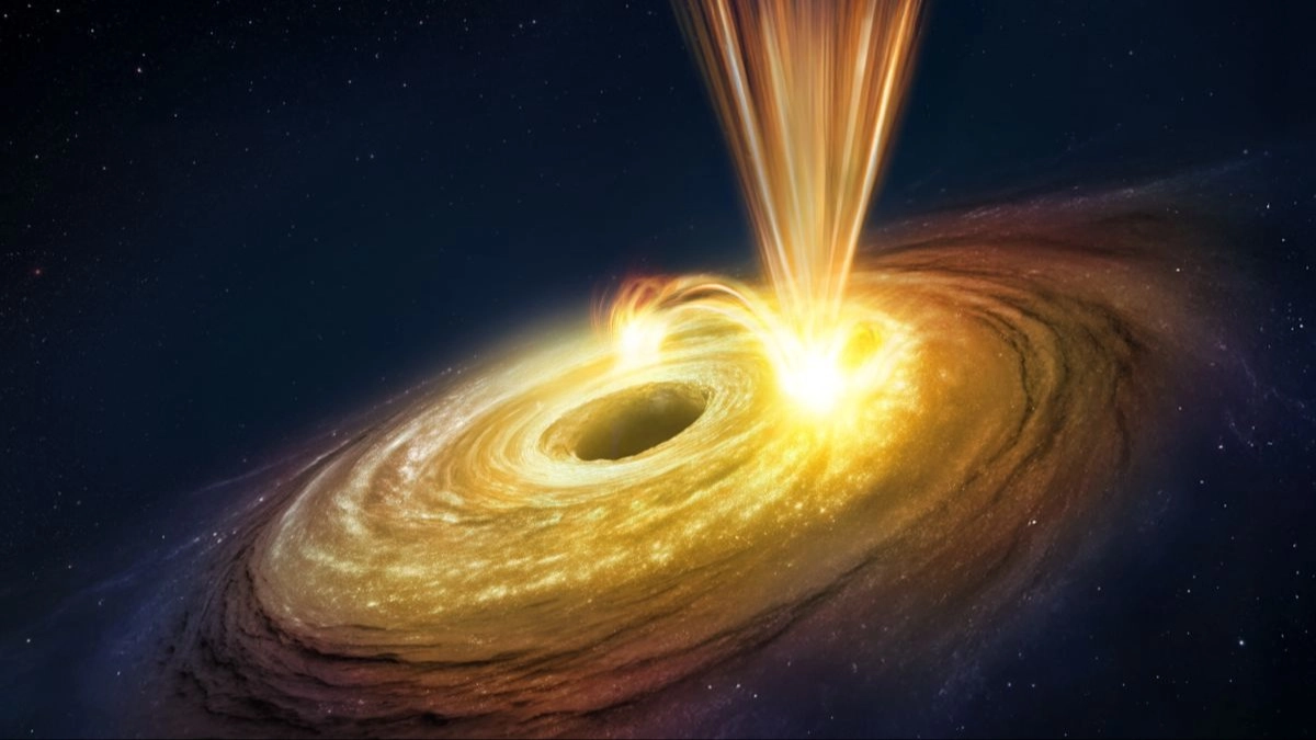Major scientific breakthrough as black hole producing 'UFO' captured for first time