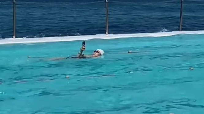 Woman slammed for ‘sad’ act in swimming pool leaving people disturbed