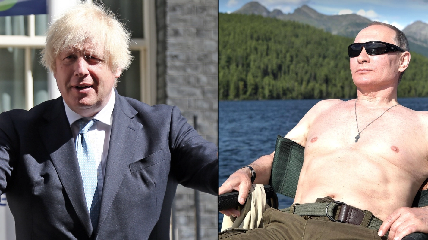 Vladimir Putin Says Seeing Boris Johnson Naked Would Be 'Disgusting'